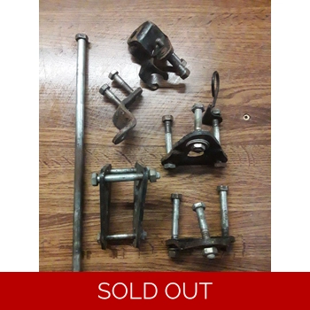 1980-83 Kawasaki KZ440 LTD Engine Mounting Brackets and Bolts